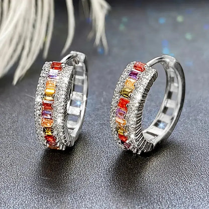 Topaz Zirconia Earrings