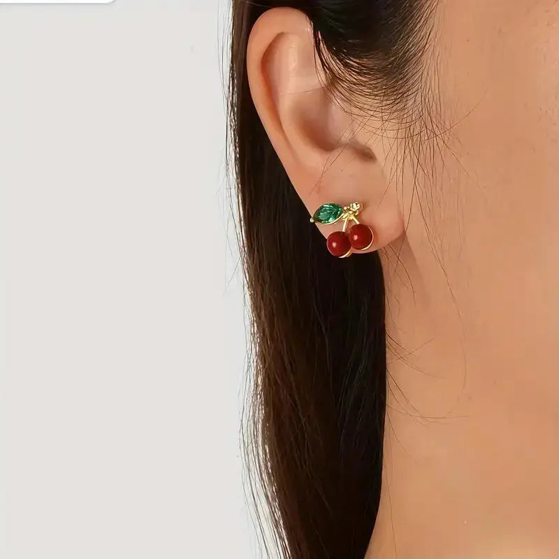 Cherry earrings