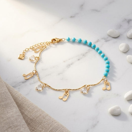 Music Charm Bracelet