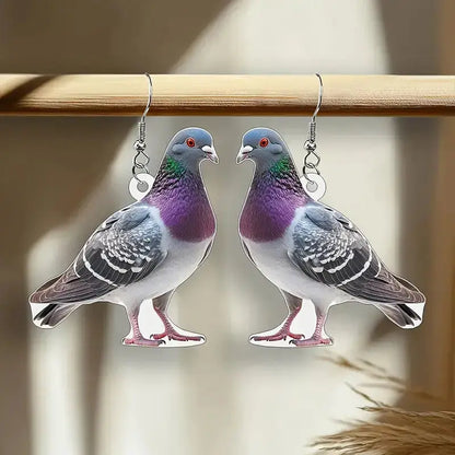 Pigeon Earrings