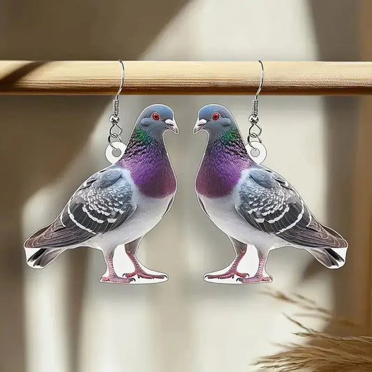 Pigeon Earrings