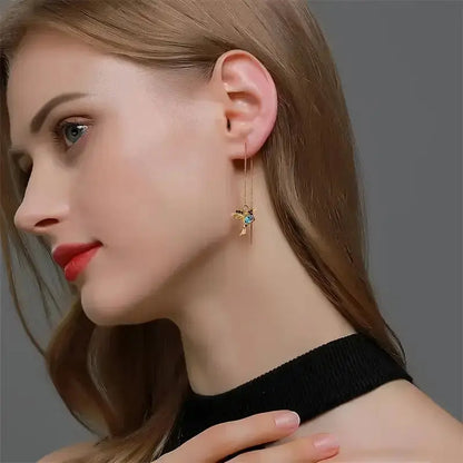 Bird Drop Earrings