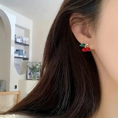 Cherry earrings