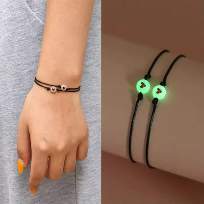 Heart Bead Bracelets