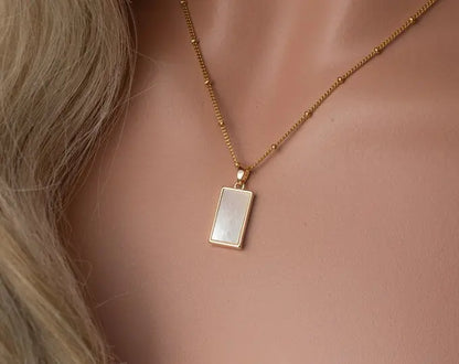 Natural Shell infused in Pendent