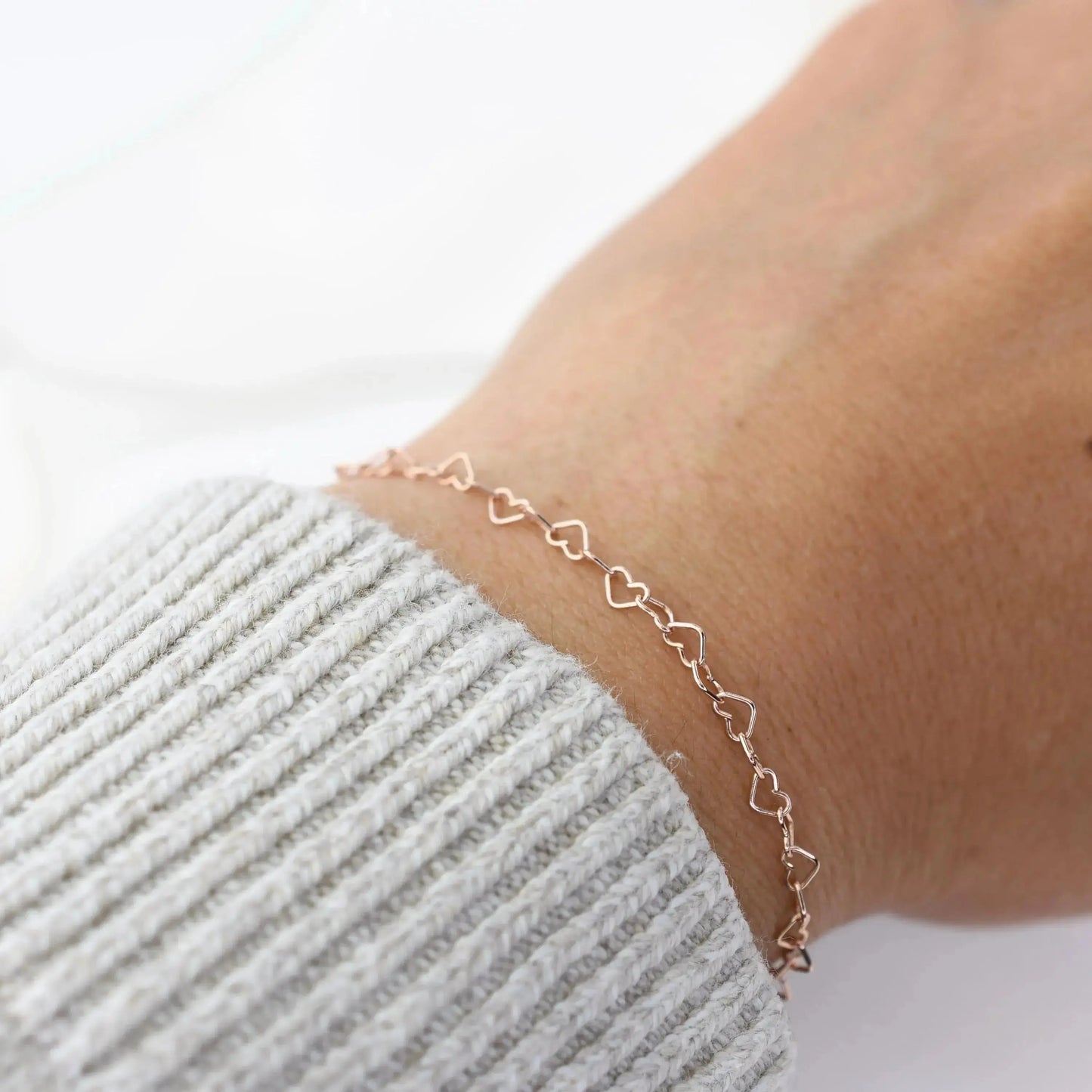 Heart Chain Bracelet
