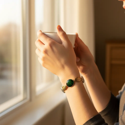 Vintage Leaf Design Bracelet