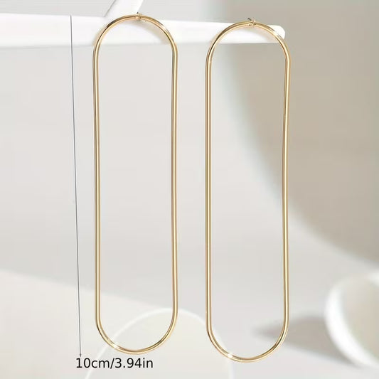 Circle Long Earrings