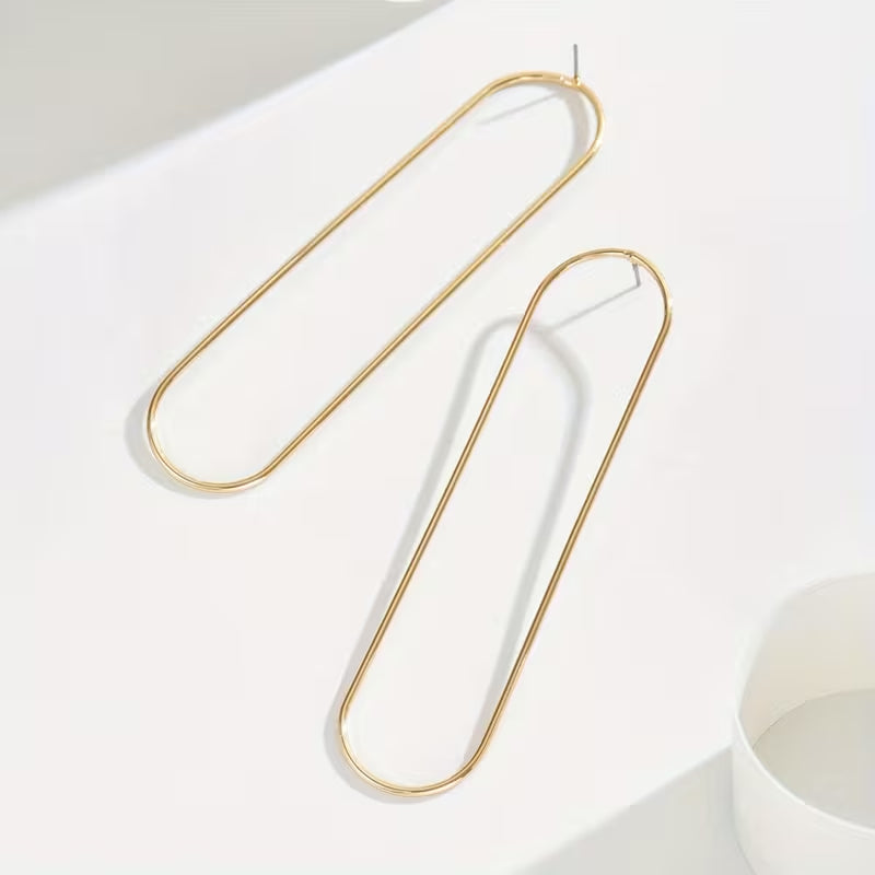 Circle Long Earrings
