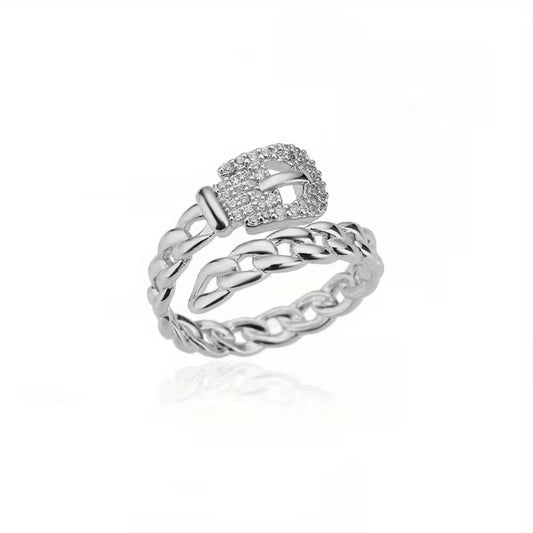 Adjustable Zirconia Ring