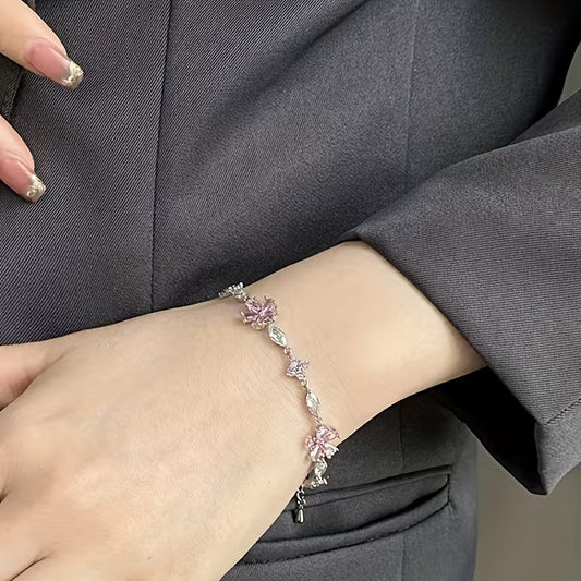 Pink Cherry Bracelet