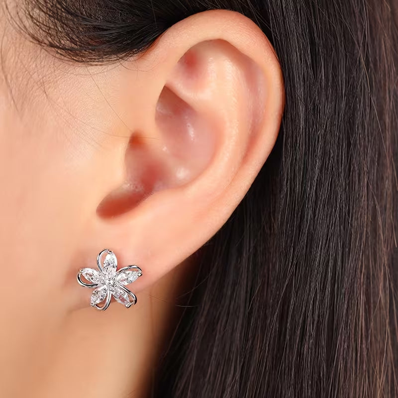 Flower Stud Earrings