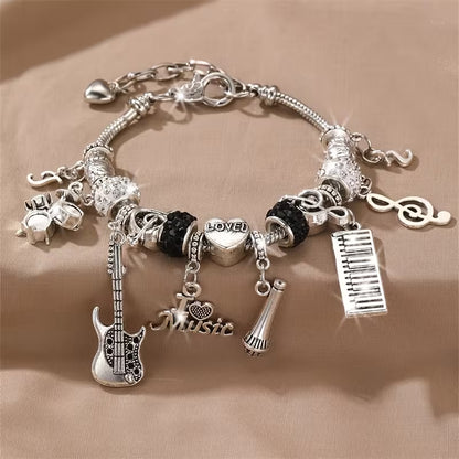 Music Charm Bracelet