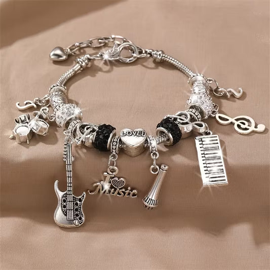 Music Charm Bracelet