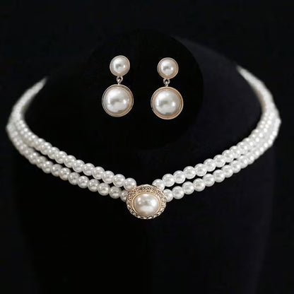 Royal Pearl Choker Set