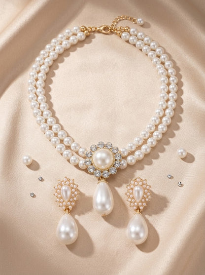 Royal Pearl Drop Set