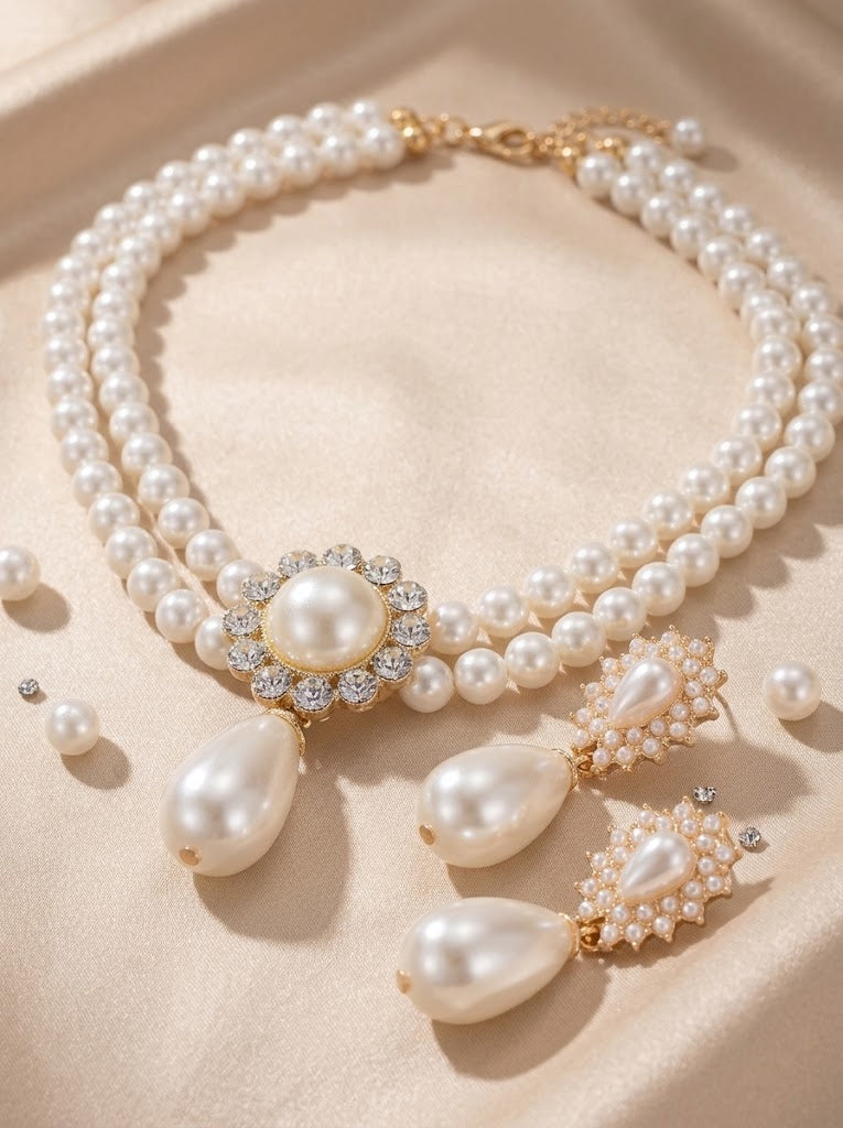 Royal Pearl Drop Set