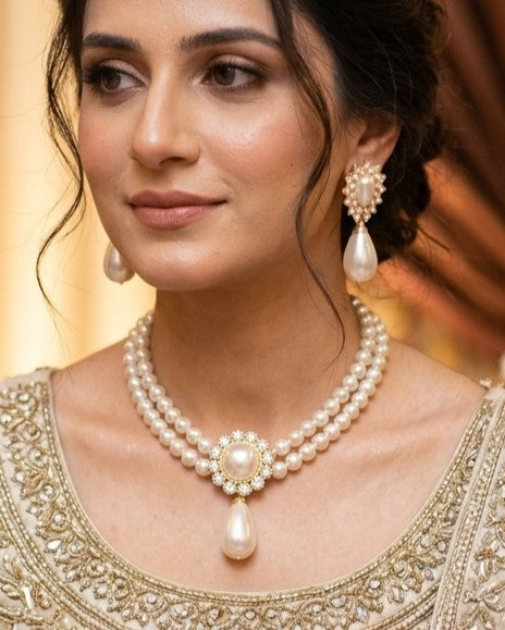 Royal Pearl Drop Set