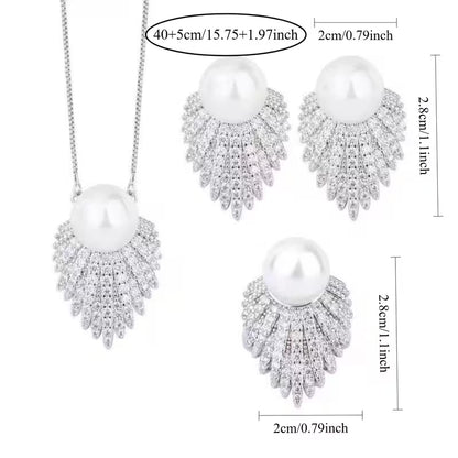 Pearl Fan Halo Set