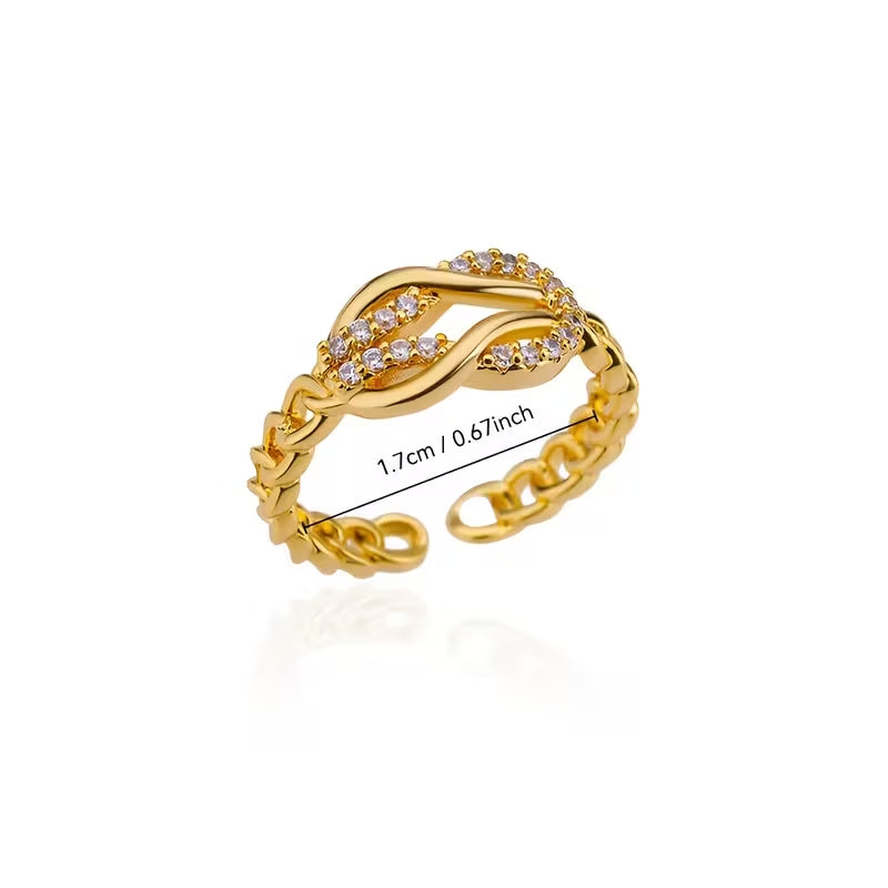 Zirconia Open Ring