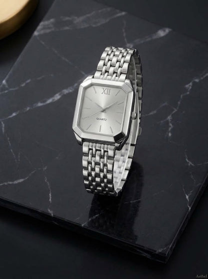 Silver Essentials Watch Set